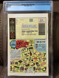 Amazing Spider-man #194 CGC 9.6 White page 1st Black Cat Felicia Hardy NEWSSTAND