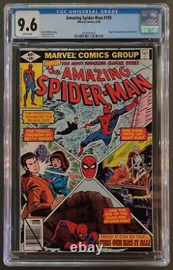 Amazing Spider-man #195 Cgc 9.6 White Pages Marvel Comics Aug 1979 2nd Black Cat