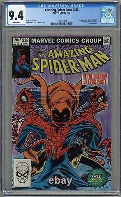 Amazing Spider-man #238 Cgc 9.4 1st Hobgoblin! White Pages 1983