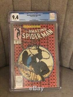 Amazing Spider-man #300 Cgc 9.4 White Pages 1st App. Venom -key Book Beautiful