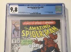 Amazing Spider-man #361 Cgc 9.8 White Pages 1st Appearance Of Carnage