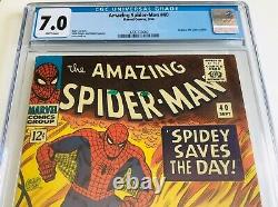 Amazing Spider-man #40 Cgc 7.0 White Pages Origin Of The Green Goblin