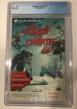 Amazing Spider-man #4 Ramos 125 Variant Cgc 9.8 White Pages 1st App Of Silk