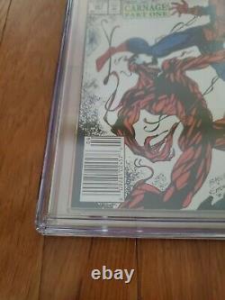 Amazing Spiderman #361 Cgc 9.8 1st Carnage Rare Newsstand White Pages