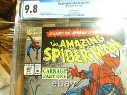 Amazing Spiderman 361 Cgc 9.8 2nd Print White Pages 1st Full Carnage