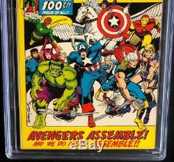 Avengers #100 CGC 9.6 White Pgs Enchantress & Ares Appearance! Marvel 1972