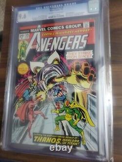 Avengers # 125 Marvel Comics Thanos Cgc 9.6 Wp White Pages. Free Priority Ship