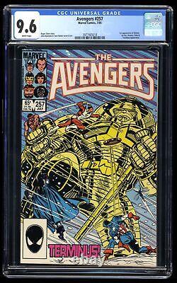 Avengers #257 CGC NM+ 9.6 White Pages 1st Appearance Nebula! Marvel 1985