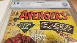 Avengers 2 CBCS (CGC) 3.0 Off-White / White Pages Marvel Silver Age