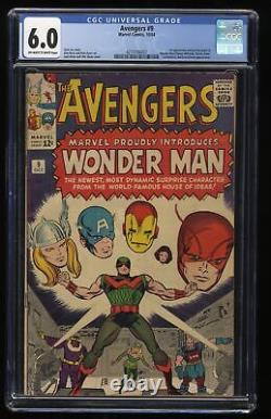 Avengers #9 CGC FN 6.0 Off White to White 1st Appearance Silver Age Wonder Man
