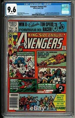 Avengers Annual #10 CGC 9.6 WHITE Pages! (1981) 1st Appearance of Rogue! X-men
