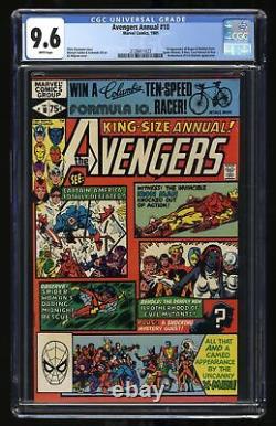 Avengers Annual #10 CGC NM+ 9.6 White Pages 1st App Rogue X-Men! Marvel 1981