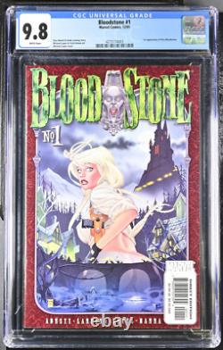 BLOODSTONE No 1 CGC 9.8 WHITE 1st ELSA BLOODSTONE / 2001 Marvel Comics