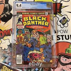 Black Panther #1 Marvel 1977 Kirby CGC 9.4 NM White Pages-1st Print Newsstand