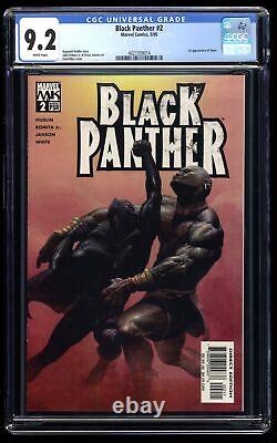 Black Panther (2005) #2 CGC NM- 9.2 White Pages 1st Appearance Shuri! Marvel