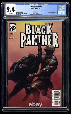 Black Panther #2 CGC NM 9.4 White Pages 1st Appearance Shuri! Marvel 1977