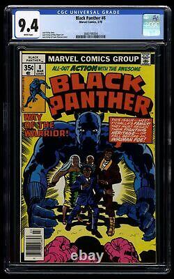 Black Panther #8 CGC NM 9.4 White Pages Marvel
