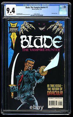 Blade The Vampire-Hunter (1994) #1 CGC NM 9.4 White Pages Marvel