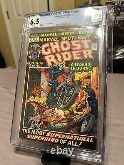 CGC 6.5 Marvel Spotlight #5 1st App of Ghost Rider Johnny Blaze WHITE PAGES