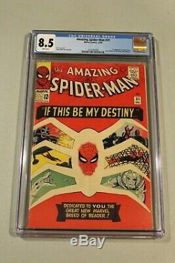 CGC 8.5 WHITE pages Amazing Spider-man 31 Ditko Stan Lee 1st APP Gwen Stacy Key