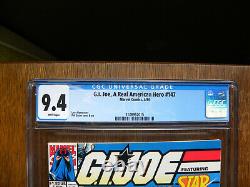 CGC 9.4 G. I. Joe ARAH #147 4/94 White Pages NM/M Late Issue Low Print Marvel