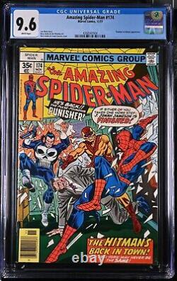 CGC 9.6 Amazing Spider-Man #174 / PUNISHER / WHITE PAGES / Marvel 1977