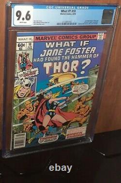 CGC 9.6 What if 10. First 1st Appearance of Jane Foster as Thor MCU White Pages
