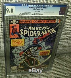 CGC 9.8 Amazing Spiderman # 210. White Pages. 1st App of Madame Web
