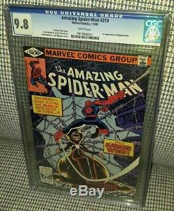 CGC 9.8 Amazing Spiderman # 210. White Pages. 1st App of Madame Web