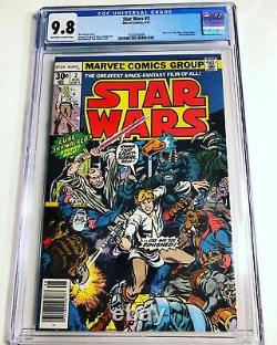 CGC 9.8 Star Wars #2 1977 Marvel Off-White to White Pages 1st Obi-Wan, Han Solo