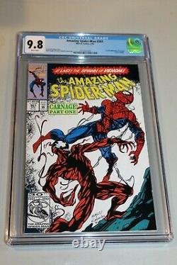 CGC 9.8 White Pages Amazing Spider-Man #361 4/92 1st Print 1st App Carnage NICE