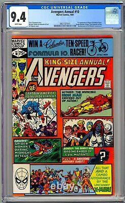 CGC Avengers Annual #10 CGC 9.4 White Pages 1st Rogue 1st Madelyne Pryor Marvel
