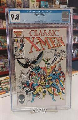 CLASSIC X-MEN #1 (Marvel Comics, 1986) CGC Graded 9.8! ART ADAMS WHITE Pages