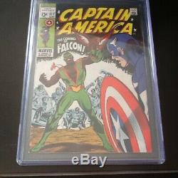 Captain America 117 CGC 7.5 White Pages! First Falcon! Hot Silver Age