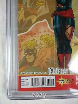 Captain Marvel #14 (2013 Marvel) Comic Book CGC 8.0 White Pages, 1st Kamala Khan