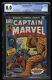 Captain Marvel #26 Cgc Vf 8.0 Off White To White 1st Thanos Cover Appearance