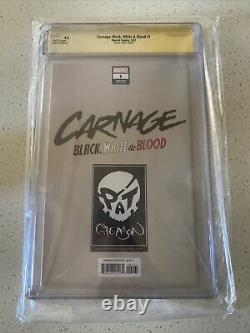 Carnage Black White and Blood #1 Gleason Virgin CGC SS 9.8 Signature NEW SEALED