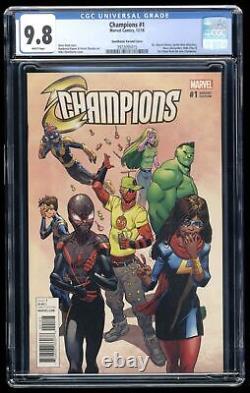 Champions #1 CGC NM/M 9.8 White Pages 11000 Hawthorne Variant Marvel