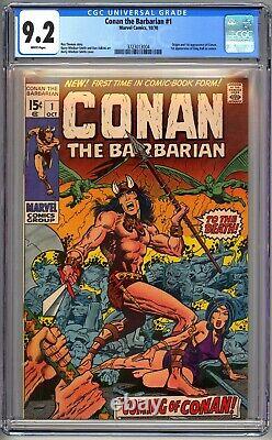 Conan The Barbarian #1 Cgc 9.2 White Pages Nm- 1970 Barry Windsor-smith