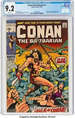 Conan the Barbarian #1 CGC 9.2 WHITE PAGES 1st app. Conan