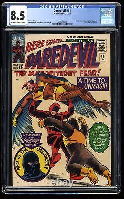 Daredevil #11 CGC VF+ 8.5 Off White to White 1st Appearance Ani-Men! Marvel 1965