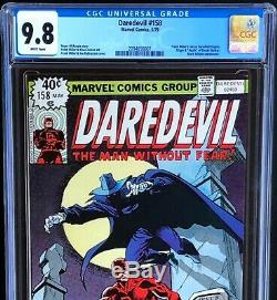 Daredevil #158 (1979) CGC 9.8 White Pgs 1 of 198! 1st Frank Miller Issue
