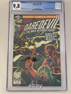Daredevil #168 (1981) CGC 9.8 White Pages, 1st Elektra, Marvel MCU Disney+