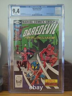 Daredevil #174 CGC 9.4 White Pages Marvel Comics 1981 1st App The Hand