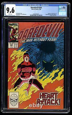 Daredevil #254 CGC NM+ 9.6 White Pages 1st Apearance Typhoid Mary! Marvel 1988