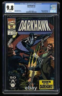Darkhawk #1 CGC NM/M 9.8 White Pages 1st Full Darkhawk! Key! Marvel 1991