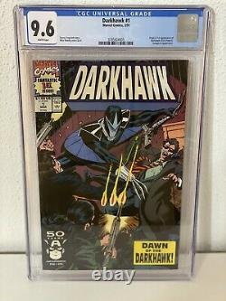 Darkhawk #1 Cgc 9.6 White Pages First Appearance & Origin 1991 Marvel Comics