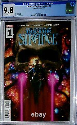 Death of Doctor Strange #1 CGC 9.8 (Marvel 2021) Mint White Pgs Movie coming
