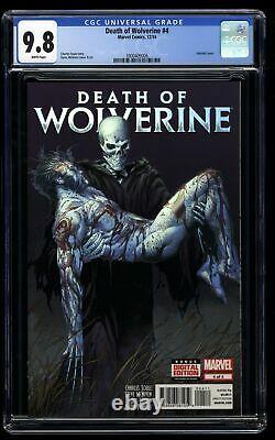 Death of Wolverine #4 CGC NM/M 9.8 White Pages Marvel