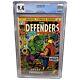 Defenders #10 Marvel 1973 Cgc 9.4 Hulk Vs Thor Classic Romita Cover White Pages